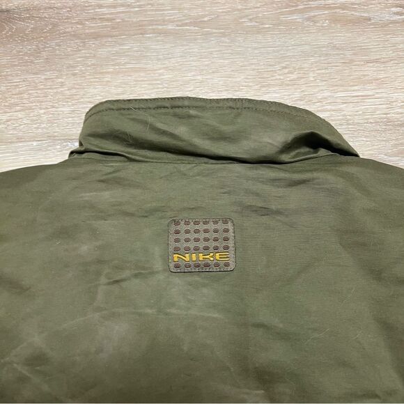 Vintage Nike Global Athletic Jacket Men Size XXL Green Zip Insulate Lined Winter - Picture 9 of 10